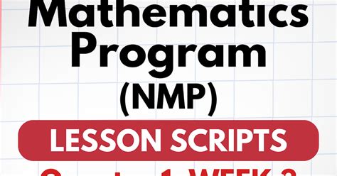 GRADE 8 NMP Lesson Scripts (Q1: WEEK 2) .